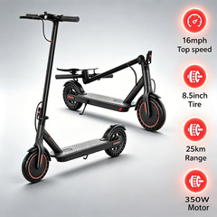 LADPED 10‘’ Electric Scooter 500W 22MPH Max Speed Adult APP Smart control Shock