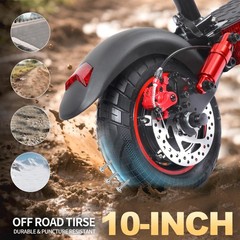 Freeboy Electric Scooter 48v 1200W For Adult 10″Off Road Fat Tires Fast Speed US