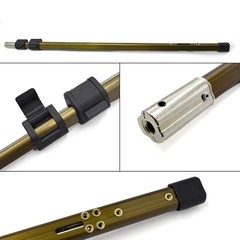 Telescopic Slingshot Hunting Shooting Catapult Retractable 2 Rubber Bands