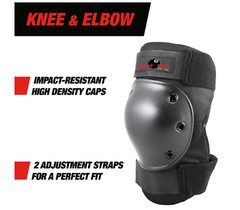 Eight Ball Kids Black Wrist Knee Elbow Pads Multi Sport Protective Pad Set, NIP