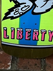 Very Rare Nos 1990 Liberty Skateboards Todd Congelliere Icee Bear Og