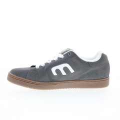 Etnies Callicut 4101000014380 Mens Gray Suede Skate Inspired Sneakers Shoes