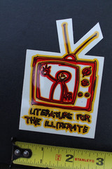 411 Video Magazine Lance Mountain Box TV Art BP3 Vintage Skateboarding STICKER