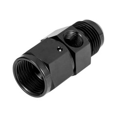 8AN Male Flare to -8 Female Swivel with 1/8 NPT Gauge 8AN with 1/8 NPT Port