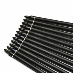 30″/32″ Archery Carbon Arrows Spine 500 Turkey Feather For Compound&Recurve Bow