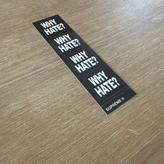 Supreme Lil B Based God Why Hate Black Mini Stickers SS26, FREE GIFT INCLUDED