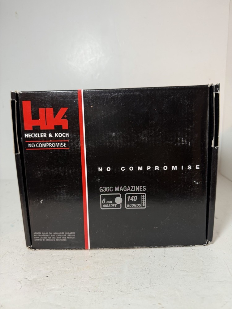 Heckler and Koch HK G36C Airsoft Box Of Five Mid Cap Magazines 6mm 140 rounds