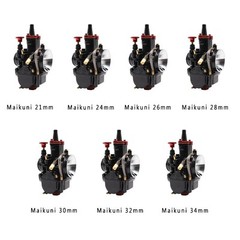 Motorcycle Flat Curtain Carburetor for Maikuni PWK 21 24 26 28 30 32 34mm