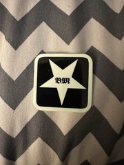 Vintage Shortys Black Magic Glow In The Dark Sticker Muska
