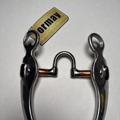 Formay Equine 5” MO Correction Bit – Copper Roller, 8-1/2” Cheeks New W/ Tag