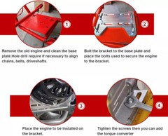 Motor Mount Plate Adjustable CNC For Predator 212cc 196cc 224cc Tilloson 212cc