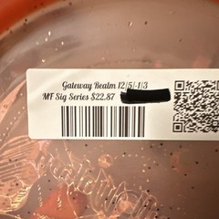Gateway Realm Signature Series Distance Driver Orange/Clear 12 5 -1 3