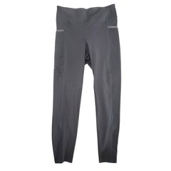 Riding Sport Dover Saddlery Gray Teal Full Seat Silicone Grip Riding Pants L