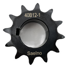 40 Roller Chain Sprocket Type B 1″ Bore 12 Tooth Hardened Antirust 1045 Steel