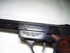 VINTAGE CROSMAN MODEL AIR PISTOL 454 .177 CAL. BB GUN READ!!!!