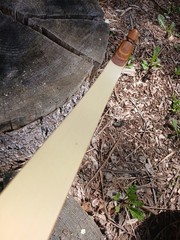 Vintage Archery Research Golden Eagle recurve long riser #35 with Chek-It sight
