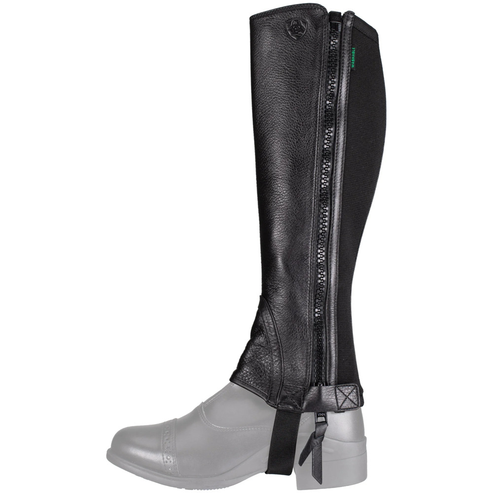 Ariat Breeze Half Chaps, black, unisex adult X-Small, Tall Height item 10005943
