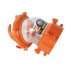 RhinoFLEX 45-Degree Camper/RV Sewer Hose Swivel One Size Clear 45 Degree