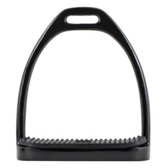Schneiders Black Powder Coated Stirrup Irons | Color Gloss Black | Various Sizes