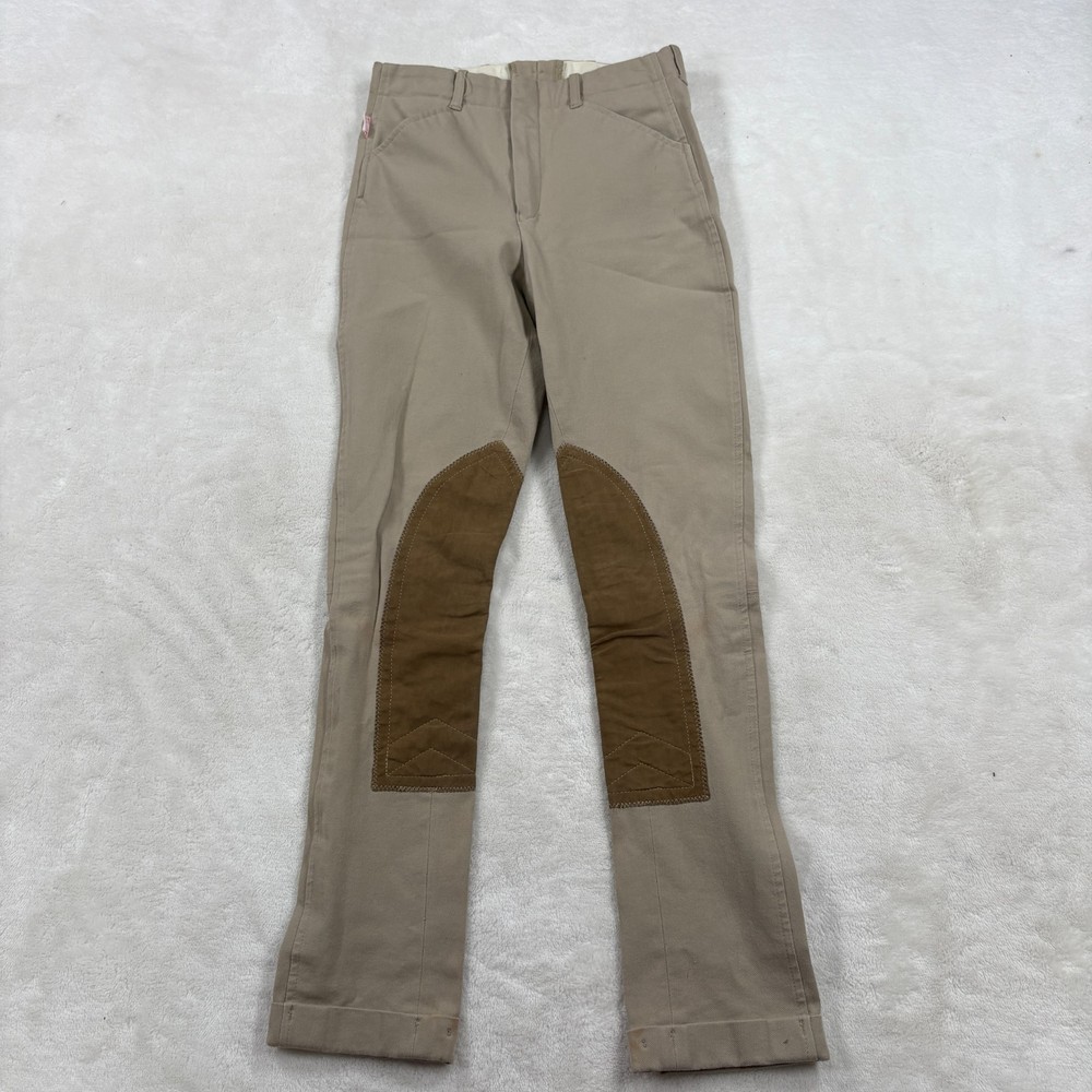 The Tailored Sportsman Size 12 Riding Habits Beige Knee Patch Pants