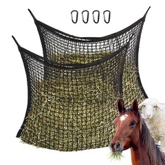 WTYPOPK 2 PCS Slow Feed Hay Nets for Horses 31.5″ x 35.4″ Large Capacity Hay…