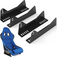 Side Mount Seat Brackets 4 Pack Black Powder Coated