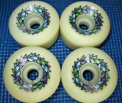 Vintage Santa Cruz OJII STREET RAZOR Skateboard Wheels, 60mm 92A, 1980s NOS!