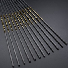 33» Pure Carbon Arrow Shaft DIY Straightness .003 ID6.2mm Archery Hunting Shoot