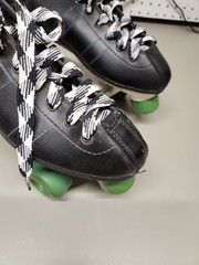 Roller Derby Cobra Skates Size 10 (US) Black/Teal Vintage 340 Skates
