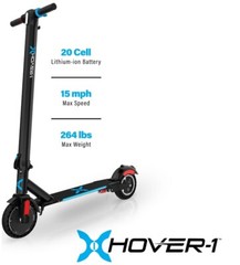 Hover-1 Eagle Electric Folding Scooter, 20 mph Max Speed, LED headlight,