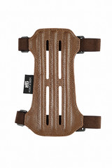 Hunt&Seek Cow Leather Arm Guard – 7” Adjustable Archery Forearm Protector