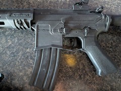 Valken ASL Series Polymer M4 Airsoft AEG TRG Black Gun Lot Working, Needs Parts