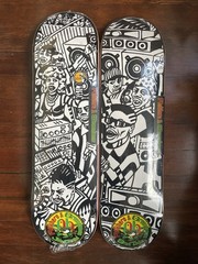Anti Hero Skateboards x Greensleeves Records Collab Deck Set Cardiel & GT
