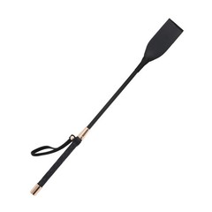 Tnzudu Horse Whip, Black Riding Crop, 18 Inches Long, PU Leather Equestrian T…