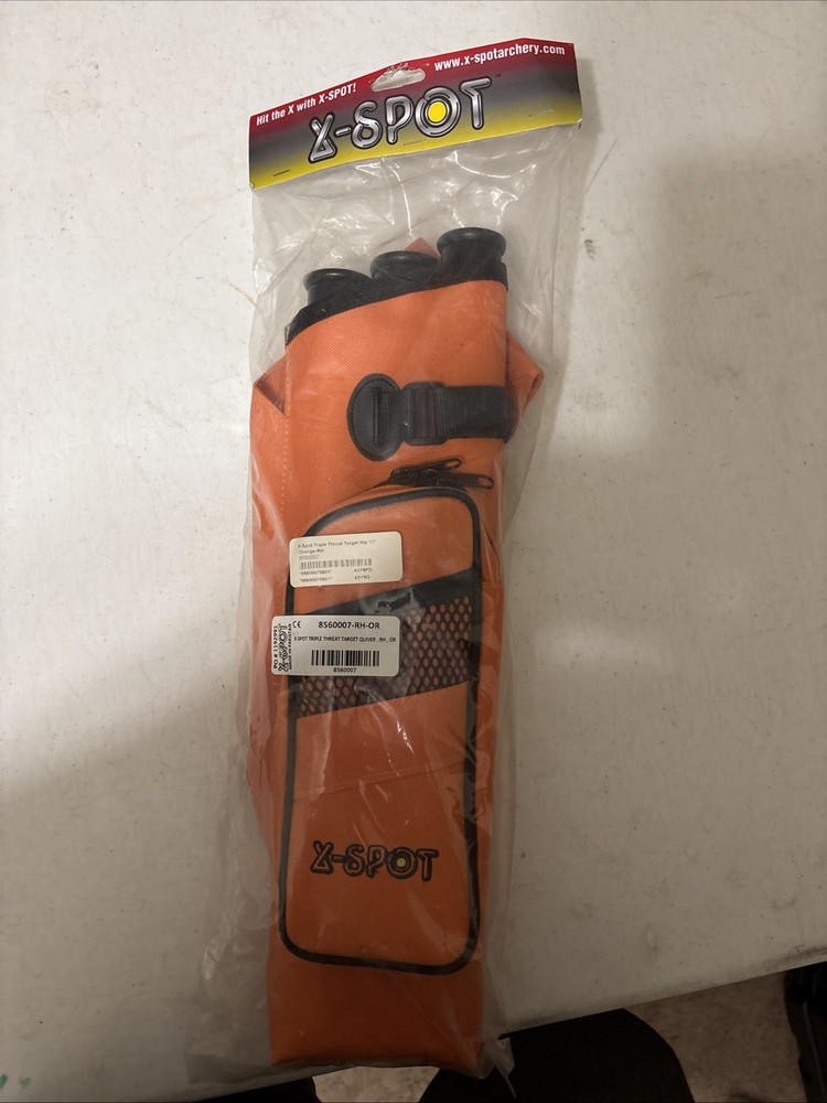 X-spot Triple Threat Target Hip Quiver Right Hand 17” Orange