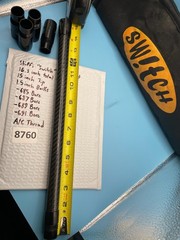 Stiffi «Switch» Barrel Kit 16.5inch total length 15inch Tip 1.5inch Backs – Blac