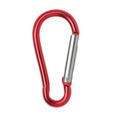 10 PCS Aluminum Carabiner D Shape Spring Clip Snap Key Hook Keychain Buckle