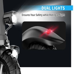 1000W Adult Folding Electric Scooter w/ Seat 48V 13AH 45Miles 25MPH 10″ Off Road