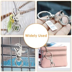 10PCS Trigger Snap Hooks 2.32» x 0.82» Heavy Duty Swivel Snap Hooks Metal Clas