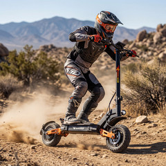 2000W Peak Electric Scooter for Adults 48V 35Miles 11» Off-road E-Scooter 35MPH