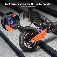 Halo Knight T102 E-Scooter 1200W 21Ah 10″ Electric Scooter Foldable 50km/h USA