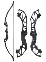 TOPARCHERY Archery Takedown Recurve Bow Hunting Long Bow Alloy Riser for Outd…