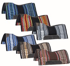 Alamosa Western Cutter Saddle Pad – Navajo Top – Felt Bottom – 6 Color Options