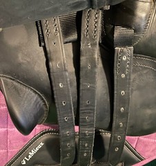 Albion Legend K2 Jumping Imported English Saddle Black Leather 18″ MW