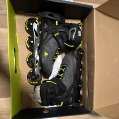 Rollerblade Macroblade 80 Men’s Inline Skates Size 8.5 Mens Black Lime