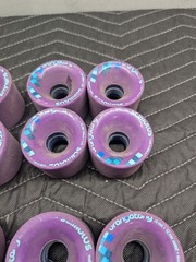 Orangatang Stimulus 70mm 83a Durometer Purple Bundle Longboard Wheel Lot