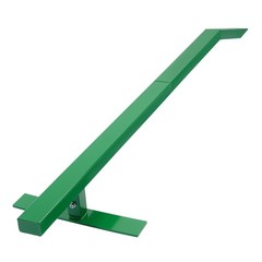 84.9In Skate Grind Rail Portable Skateboard Rail For Scooters, Snowboard Green