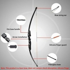 51 inch Recurve Bow 30lbs / 40lbs for Right Handed Archery Bow Outdoor Hunting