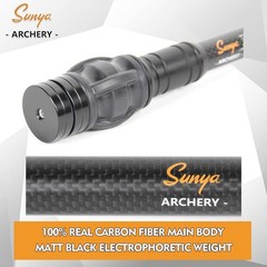 Archery Stabilizer Kit with Damping System, Weights Included-~