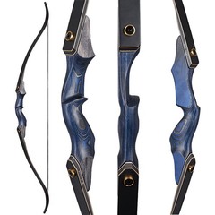 Archery 60″ RH 25-50lbs Wooden Riser Recurve Bow&12pcs Arrows Hunting Target